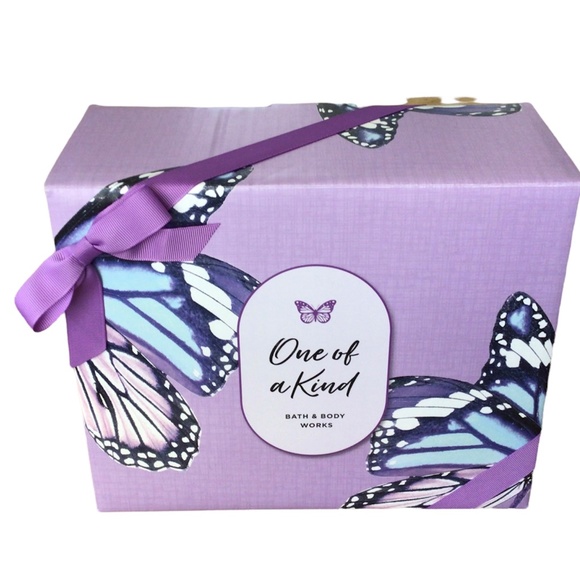 Bath & Body Works One Of A Kind Set Butterfly + Bubbly Rose New - Picture 2 of 7